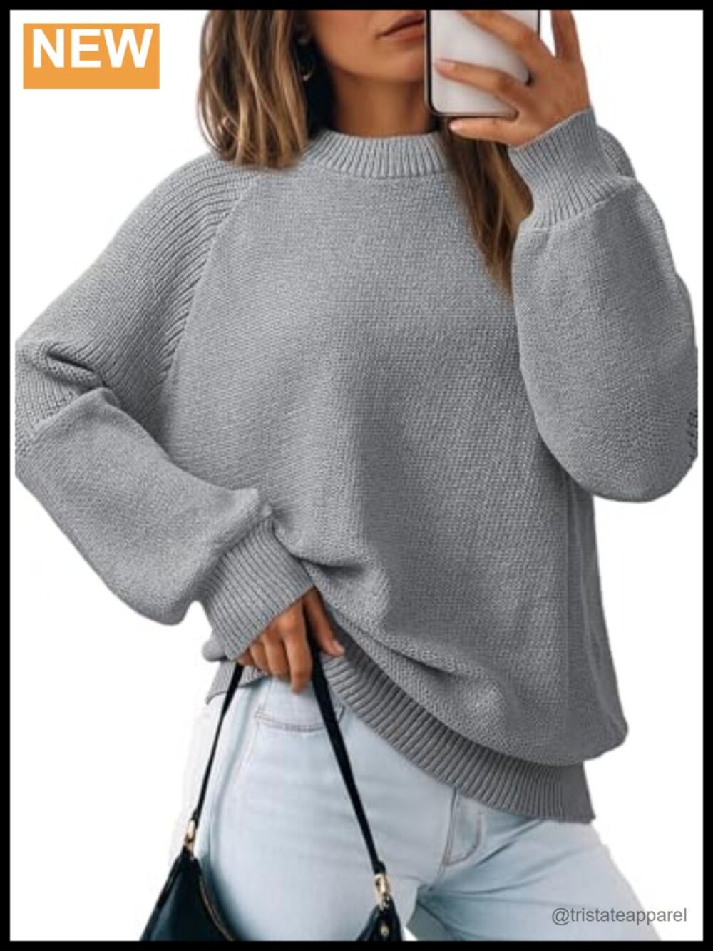 Womens Soft Chunky Cable Knit Pullover Long Sleeve Crewneck Sweater